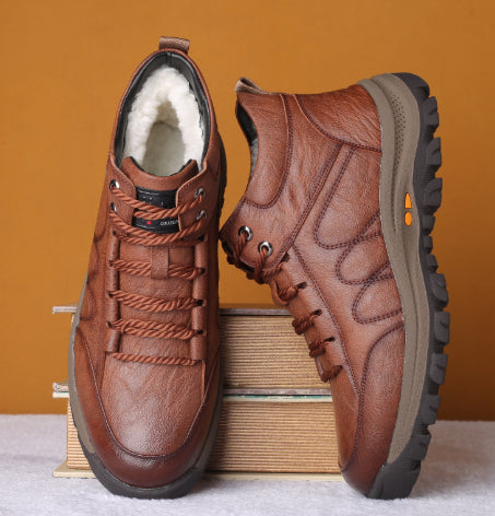 Casual Leather Shoes Outdoor Hiking Shoes